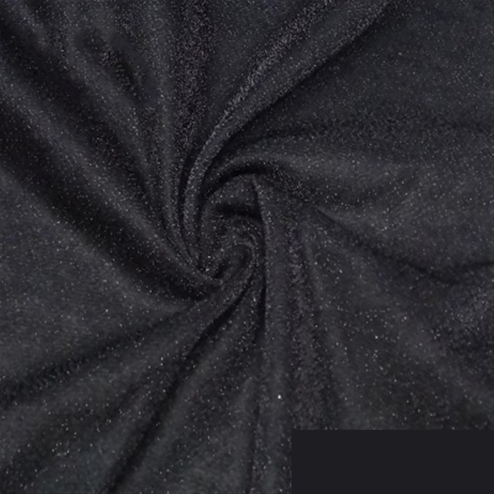 Fabric, Fashionable Glitter Starry Sky Knitted Stretch Fabric Multicolor 100cm x 150cm(17)