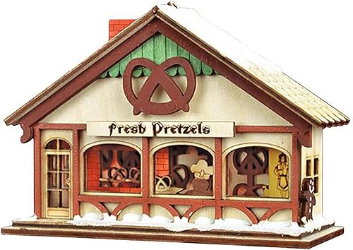 Ginger Cottages - Pretzel de menta para árbol de Navidad