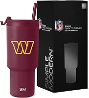 Vista 36 de Simple Modern - Vaso de 30 oz con tapa abatible y tapa con pajita