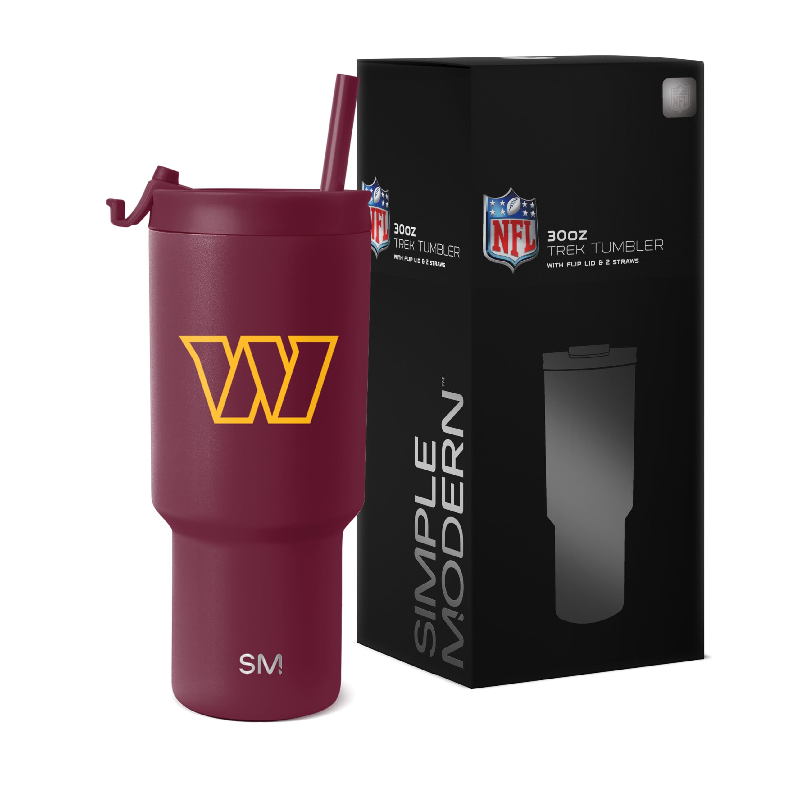 Locker.Ink | Get Ready for the Holidays with These 28 Stanley Cup Apparel Picks Simple Modern 30 oz Tumbler (Washington Commanders)