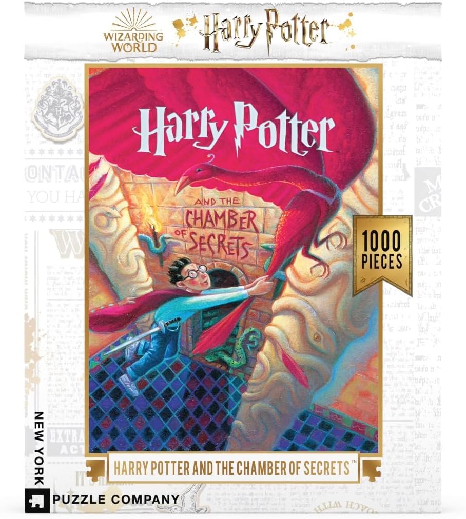 New York Puzzle Company - Harry Potter Chamber of Secrets - 1000 Piece Jigsaw Puzzle for Family Game Nights by Mary GrandPrรฉ