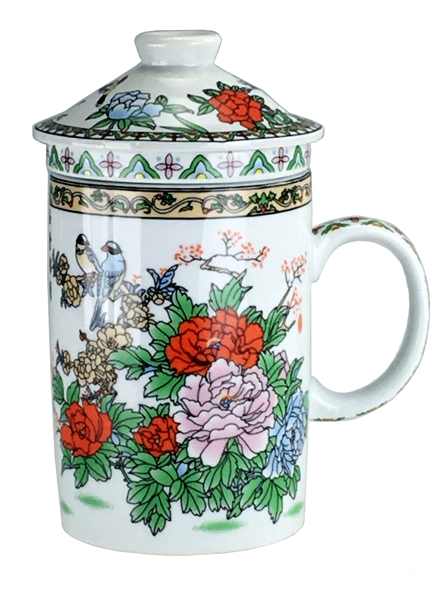 Tasse à thé en céramique cadeau idéal pour amateurs d'infusions asiatiques