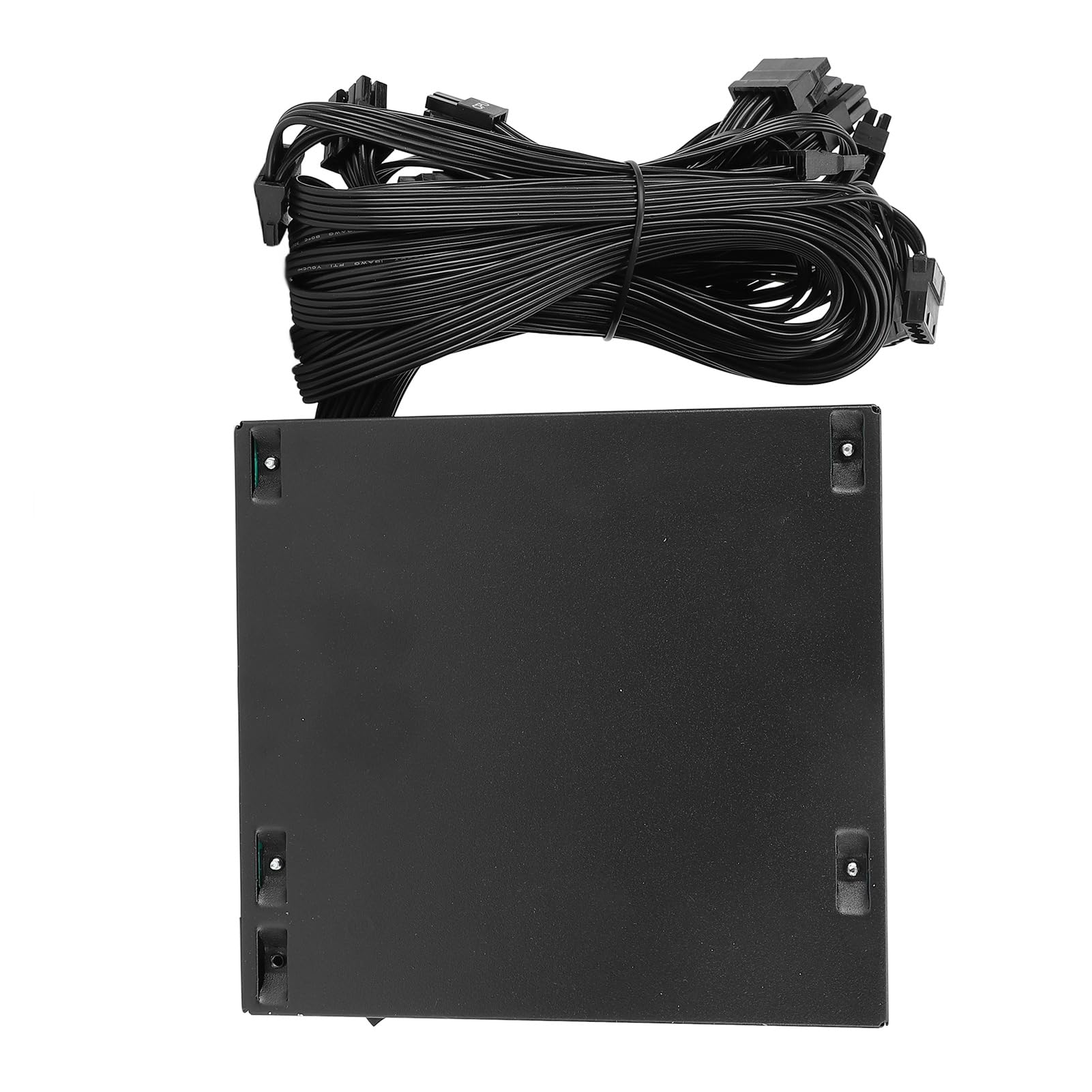PUSOKEI Alimentatore da Gioco da 600 W per Desktop ATX |Alimentatore per Computer Dual Core con Ventola Nera da 12 Cm, Supporta il
