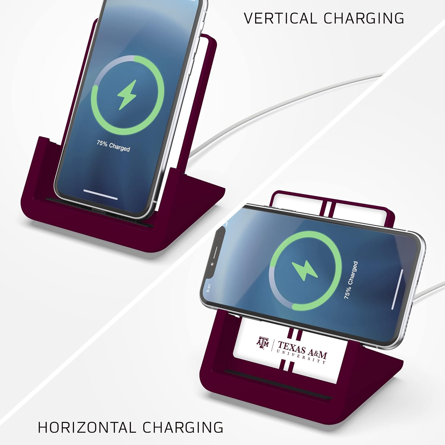 SOAR NCAA Cell Phone Wireless Charging Stand V.4