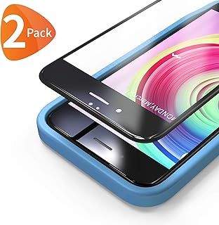 Bewahly Protector de Pantalla iPhone 6 / 6s con Kit de instalaci?n, 3D
Cobertura Completa Cristal Templado para iPhone 6 / 6s, 9H Alta
Definicion sin Burbujas [2 Piezas] - Negro : Protectores de pantalla