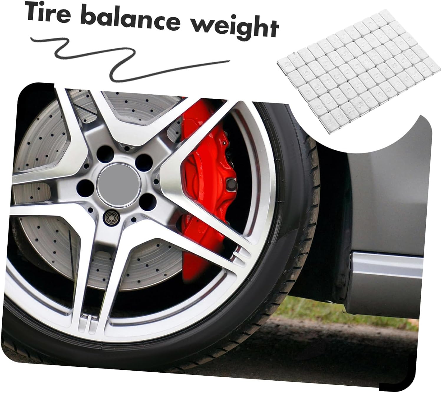 10g Adhesive Wheel Weights for Tire Dynamic Balance Strips of Weights for Cars Motorcycles Atvs Suvs Easy Peel Firm Adhesion for Improved Stability and Reduced Vibration