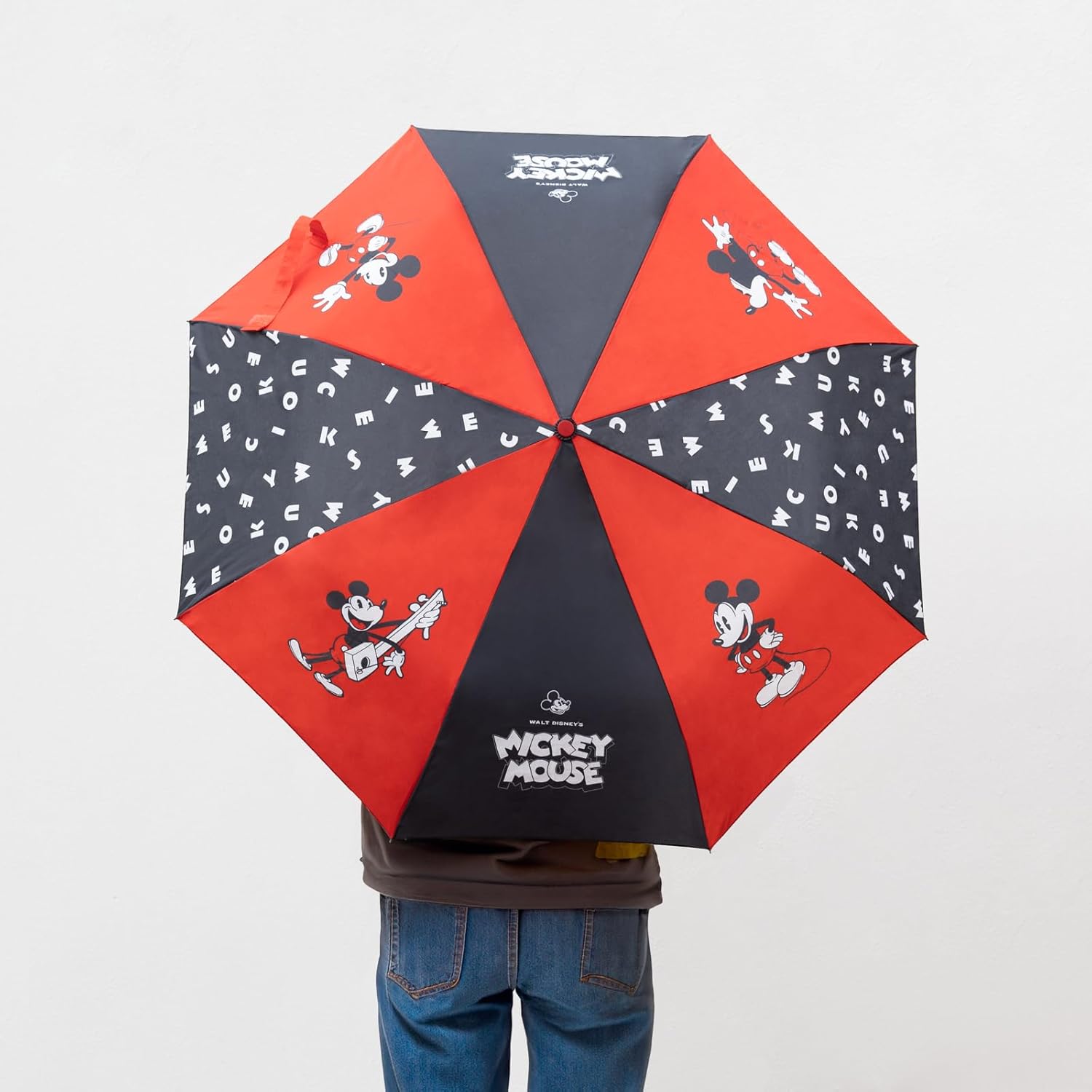 Grupo Erik Pocket Umbrella Automatic Disney Mickey Mouse Umbrella Small - Umbrella Children and Adults - Pocket Umbrella Automatic Official Disney Merch, Colourful, Colourful