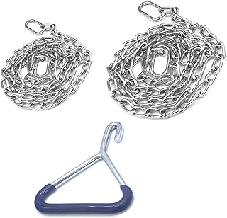 AAProTools Durable Cow OB Apparatus Leg Catch Set (OB Handle & 30, 60 Inch Chain), Goat Forceps, Cattle Delivery Instruments for Dairy Farm