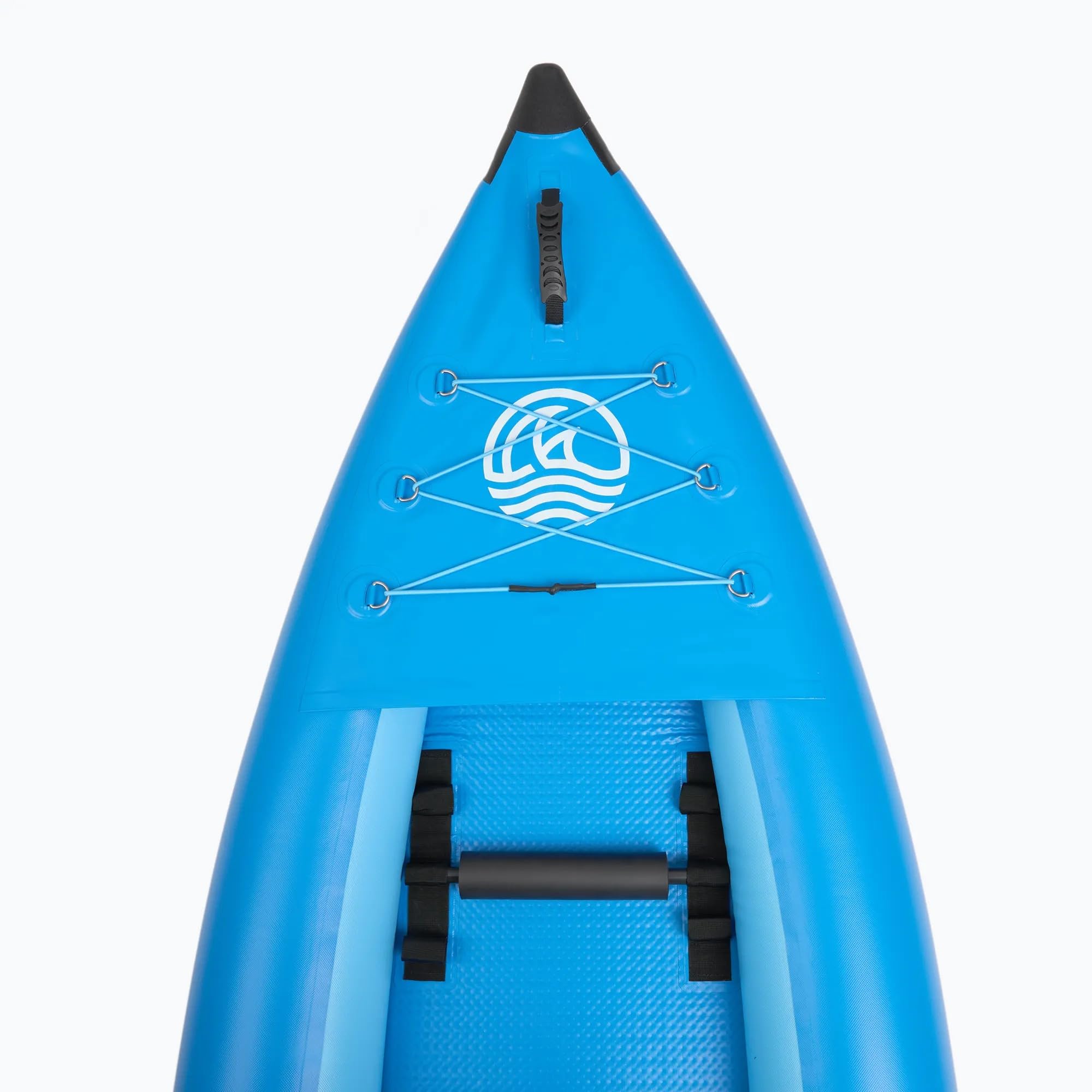 AQUASTIC Cortez - Kayak gonfiabile per 3 persone, 475 cm, con fondo Drop-Stitch, pagaie, sedili e pompa