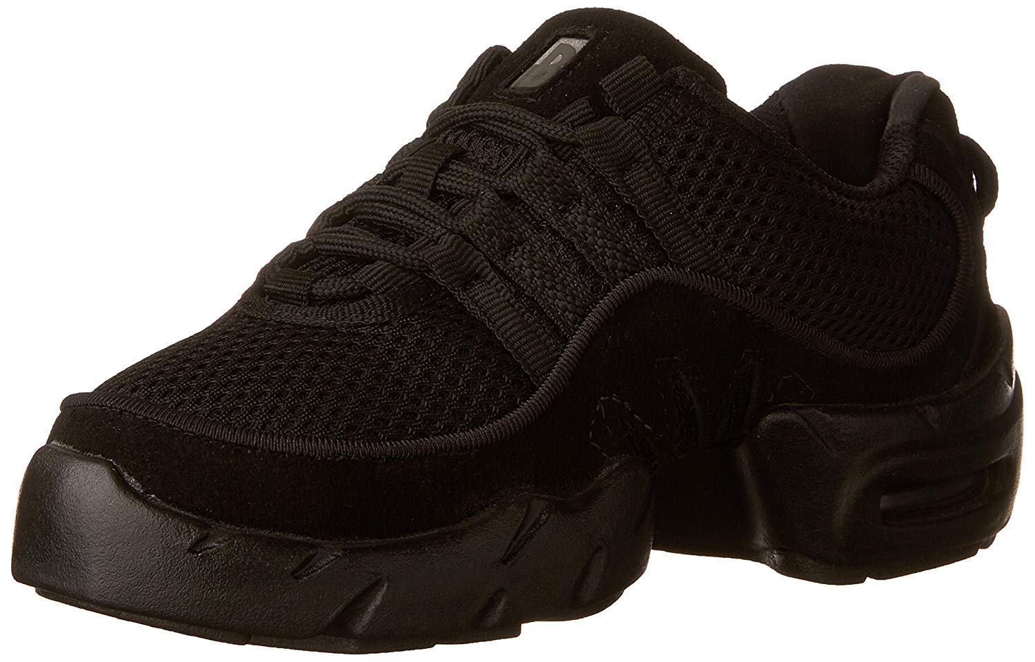 bloch Women's Boost DRT Suede and Mesh Split Sole Dance Shoe, Black, 14-picture-12