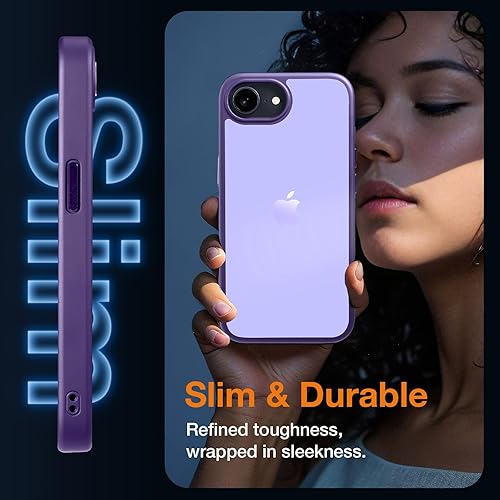 Miniatura 68 de Yriklso Strong Magnetic Case for iPhone 11 [Compatibilty with MagSafe] Protective Shockproof Cover Phone Case for iPhone 11 6.1" Frosted Purple