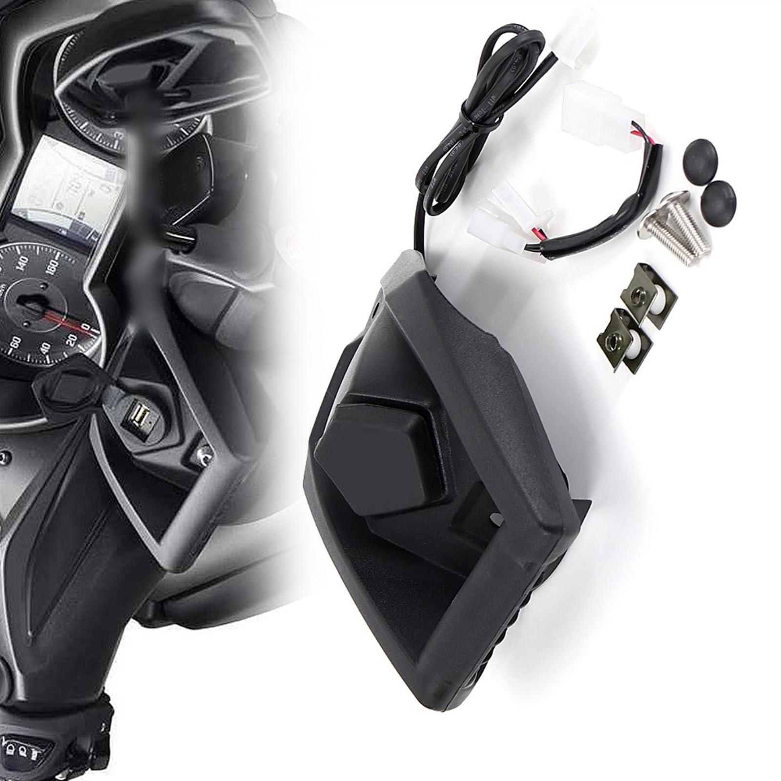 Support de Navigation Moto Xmax 125 pour Éviter la Panne de Batterie GPS