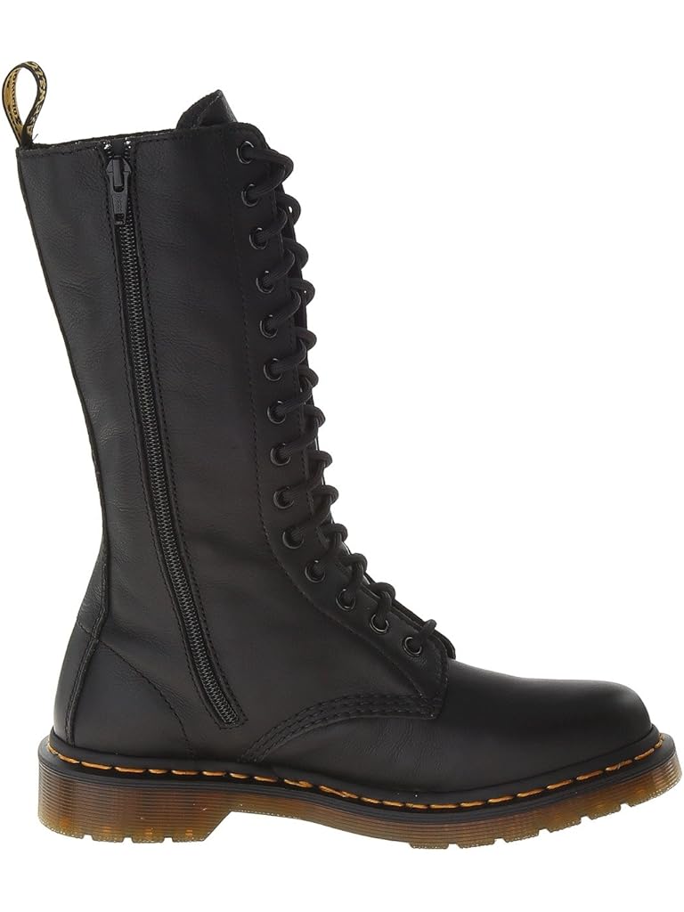Black Dr. Martens 1B99 14-Eye Zip Boots