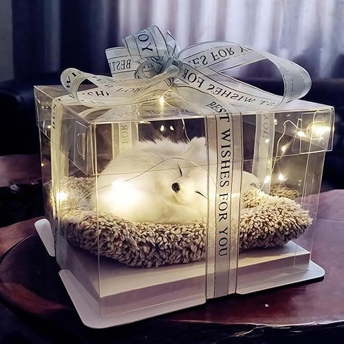 Miniatura 3 de Adorable peluche de zorro suave y regalos peluche de 67 pulgadas envía una hermosa bolsa de regalo cuadrada para niños y niñas regalo de cumpleaños