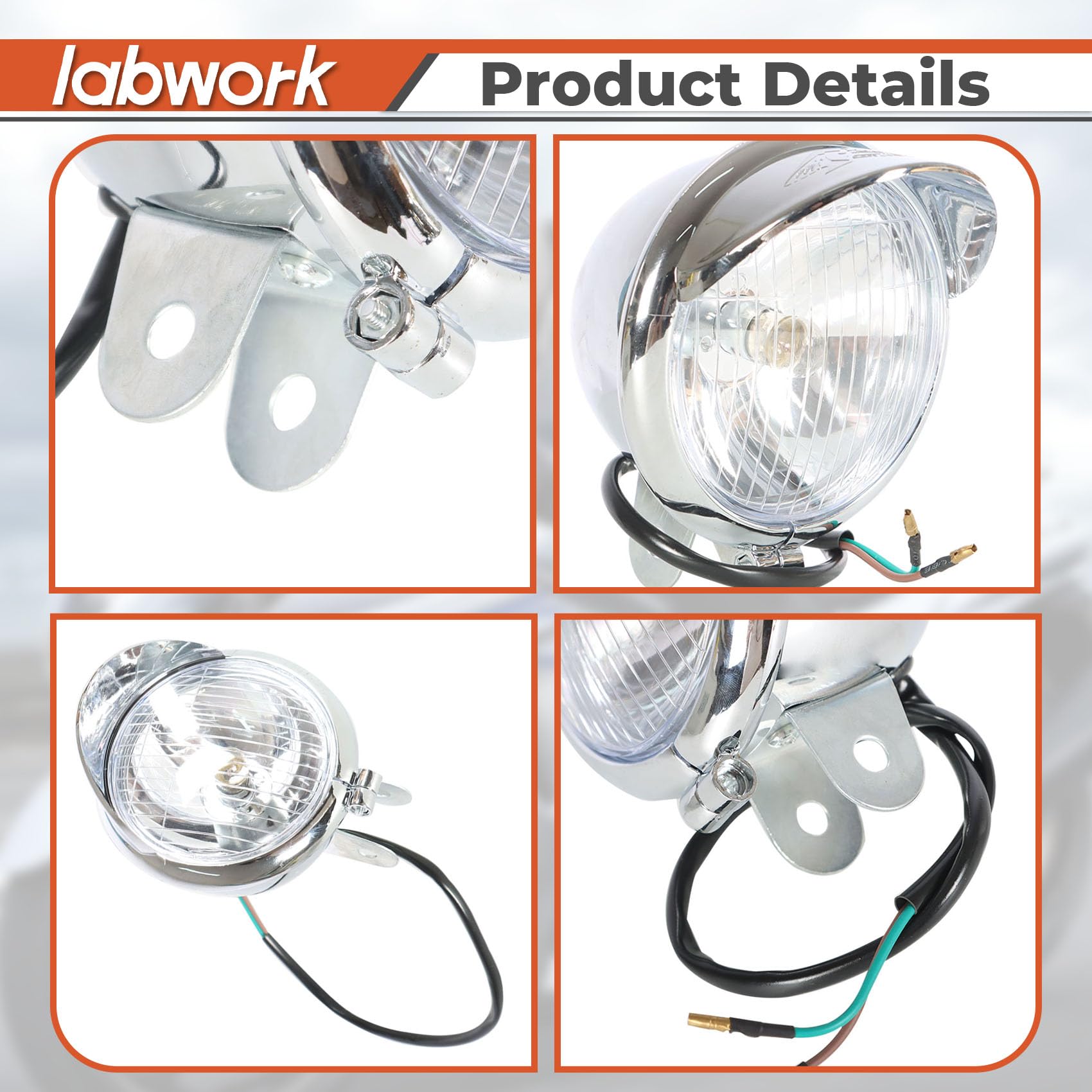 Amazon.com: labwork Motorcycle Driving Spot Fog Light Bar with