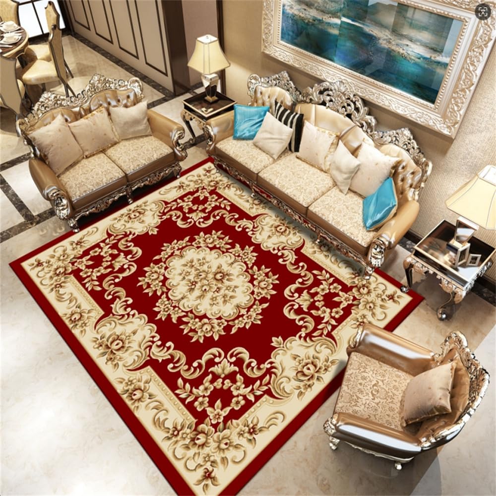 Tapis lavable en machine 300x400 grand tapis graphique rétro