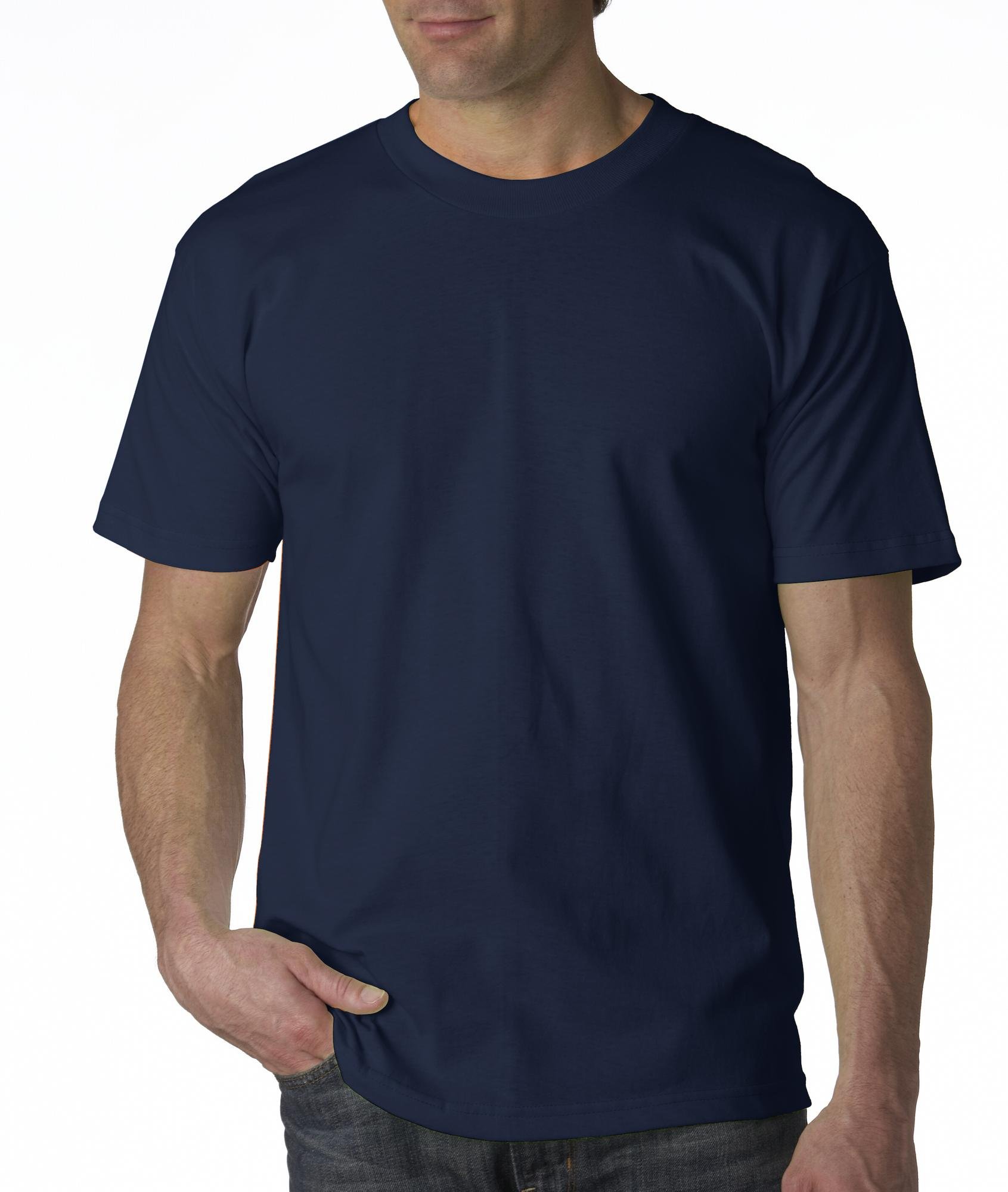 Mens 6.1 oz. Basic T-Shirt(BA5100)-Charcoal-M