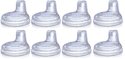 Miniatura 1 de Nuby Sustitución Boquillas de silicona, paquete de 8
