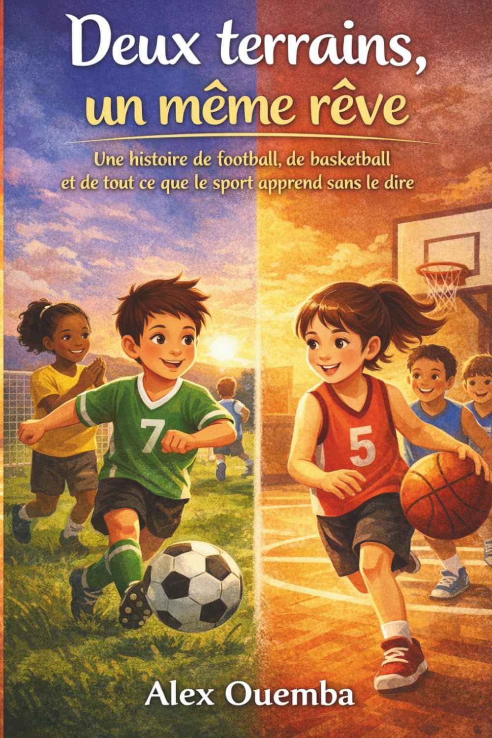 Deux terrains, un même rêve: Une histoire de football, de basketball et de tout ce que le sport apprend sans le dire