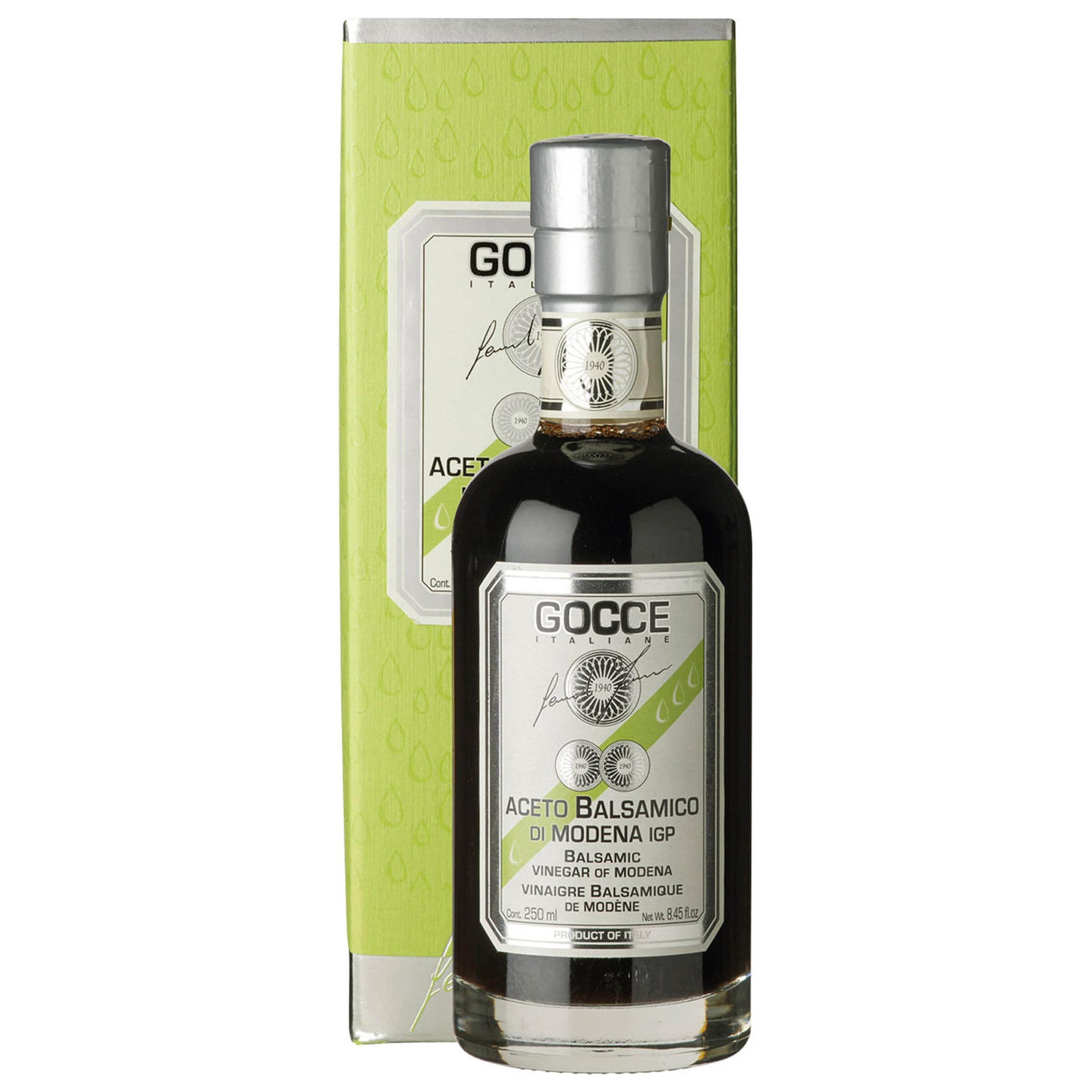 Leonardi Gocce Aceto Balsamico di Modena IGP 4 Travasi Italien inkl. FeinWert E-Book (3 x 0.25 l)