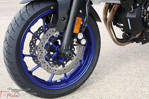 Miniatura 8 de T-Rex Racing Marco sin corte para eje delantero y trasero deslizadores cubiertas carretes para Yamaha 2013-2023 FZ-07 MT-07 XSR700