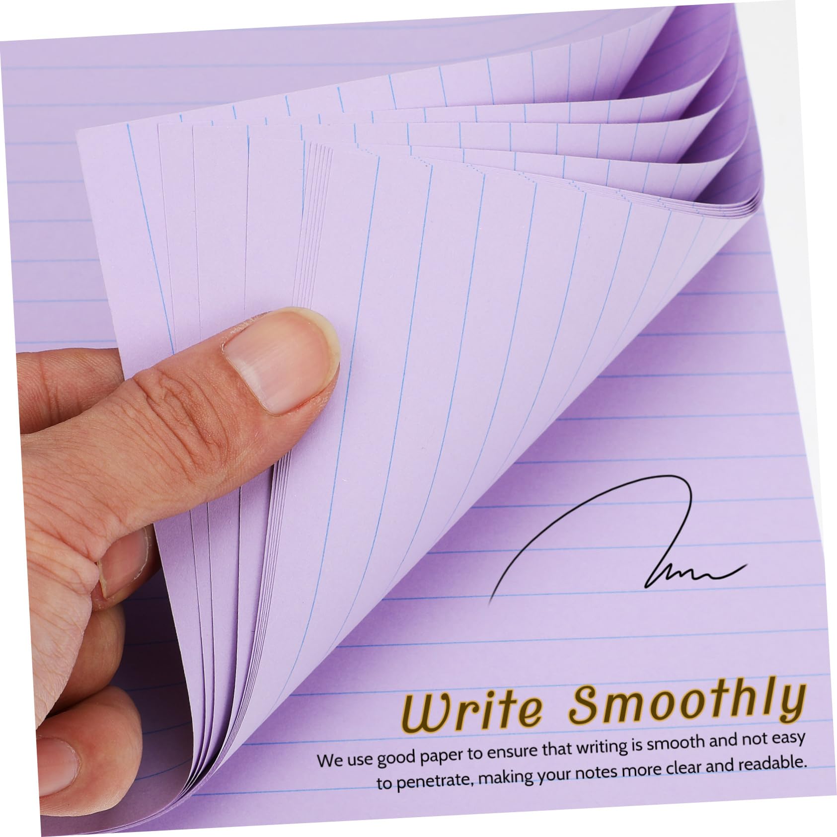 NUOBESTY Blocchi Note 6 Pezzi Carta Design Elegante e Pagine Ampie per Ufficio e Lavoro Ridotta Perdita di Inchiostro