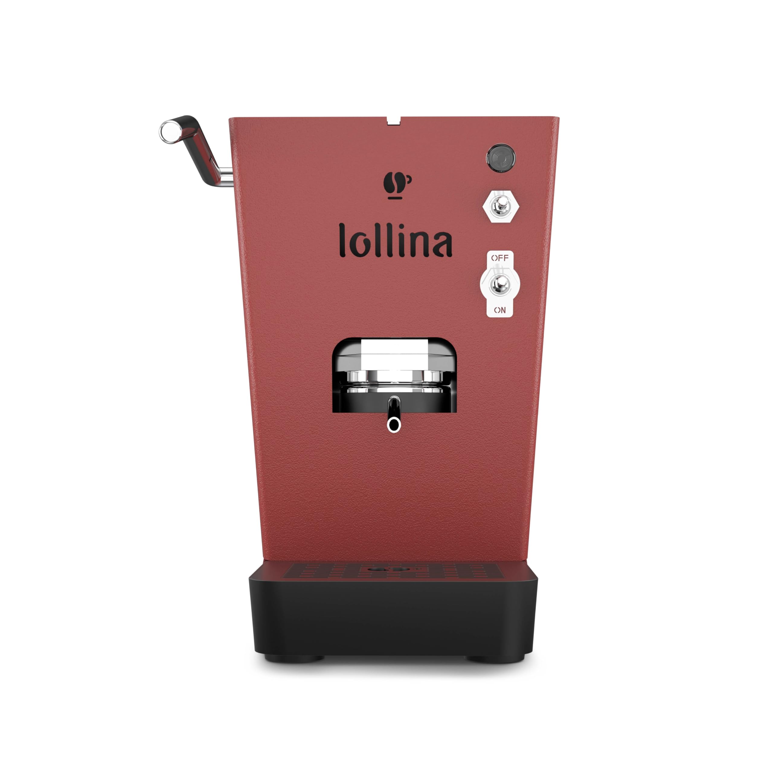 Lollo Caffè - Lollina Plus Macchina da caffè a cialde ESE 44 mm con 40 cialde - Rossa