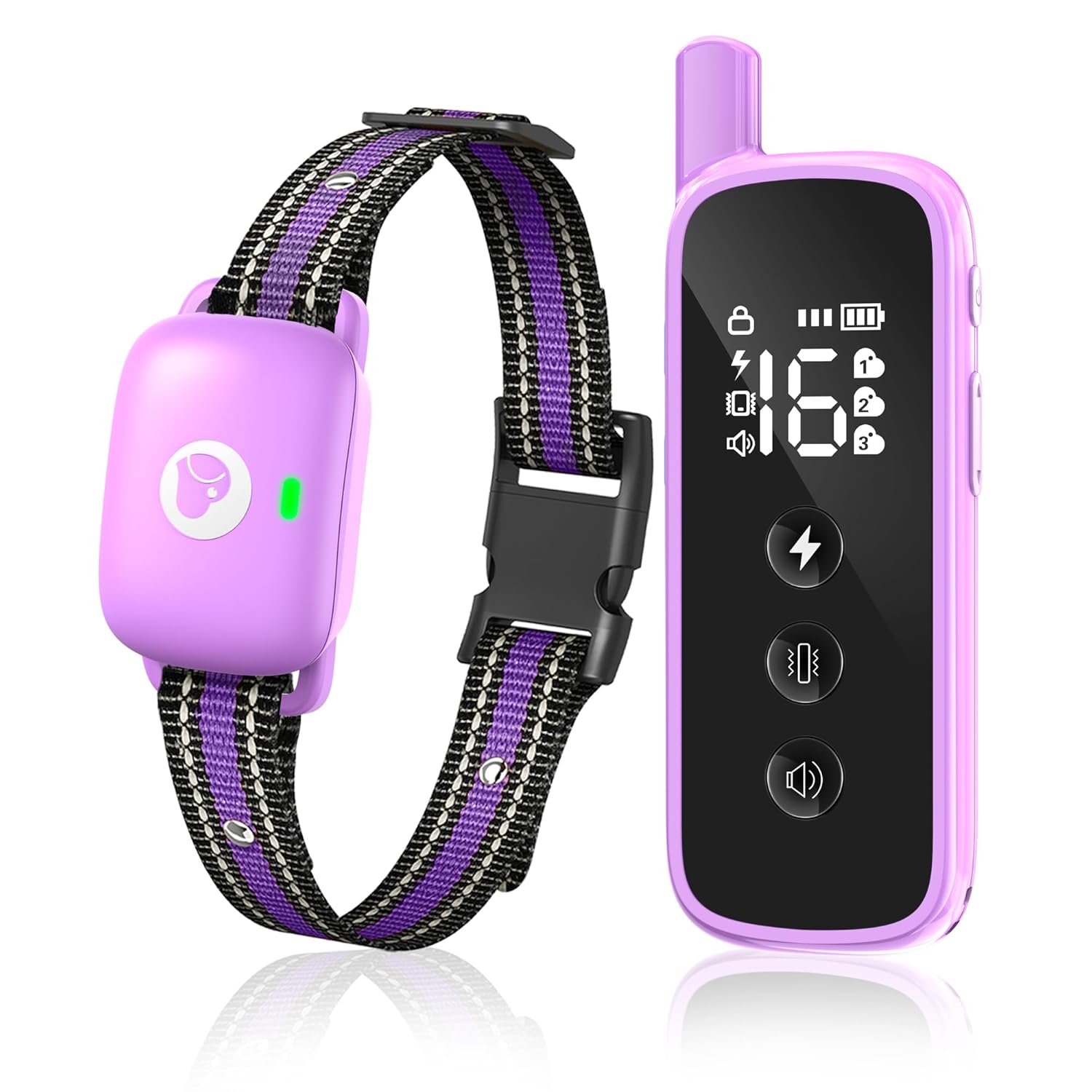 Dog Shock Collar - 2600FT Dog Training Collar with Remote 3 Modes Beep Vibration Shock Security Lock IP68