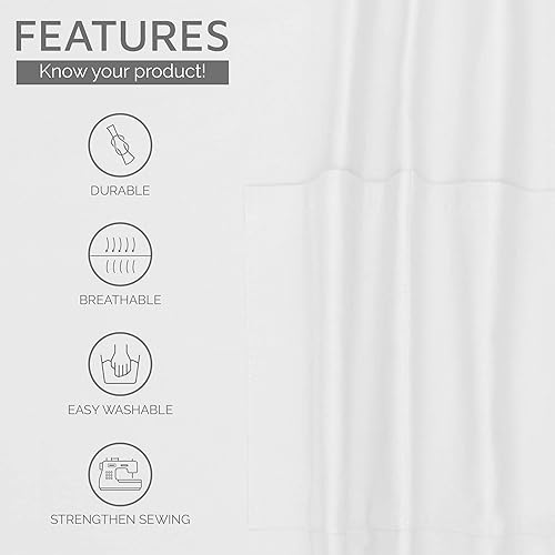 Miniatura 6 de UBICON Delantal 100% algodón extra ancho (36 pulgadas de ancho) duradero, 100% algodón, bolsillos grandes, alzapaños largos para el hogar, jardín,