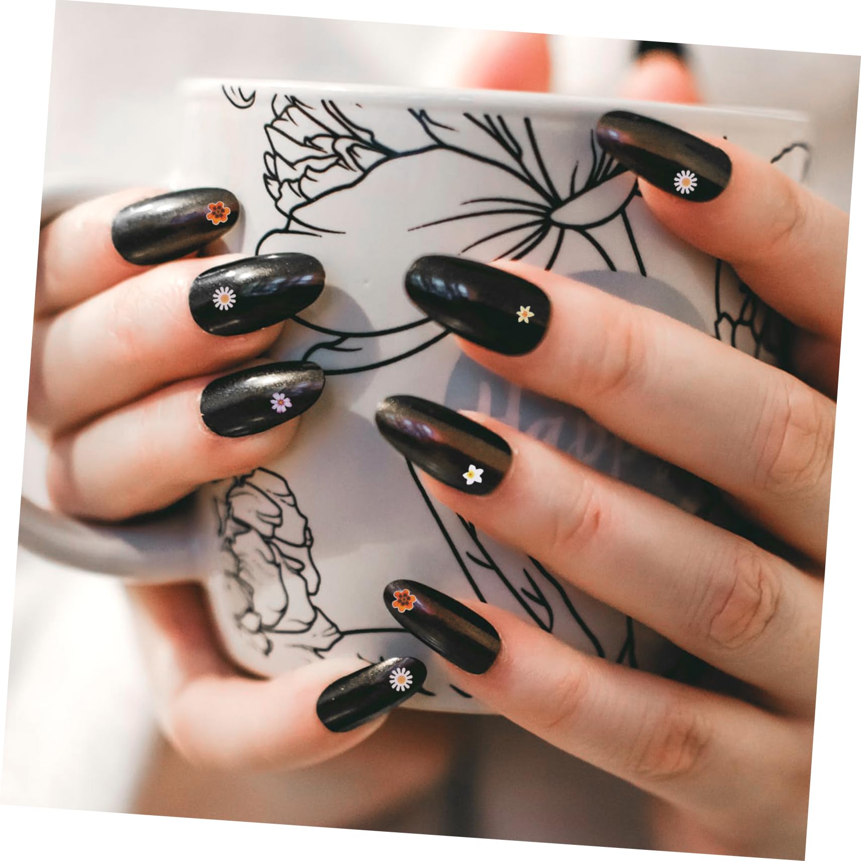 VICASKY 2 set Fogli Per Unghie Adesivi Per Unghie Decalcomanie Per Unghie Numeri Decorazioni Per Unghie Decorazione Per Manicure Decorazione Per Unghie Di Bellezza Accessori 4 scatole*2