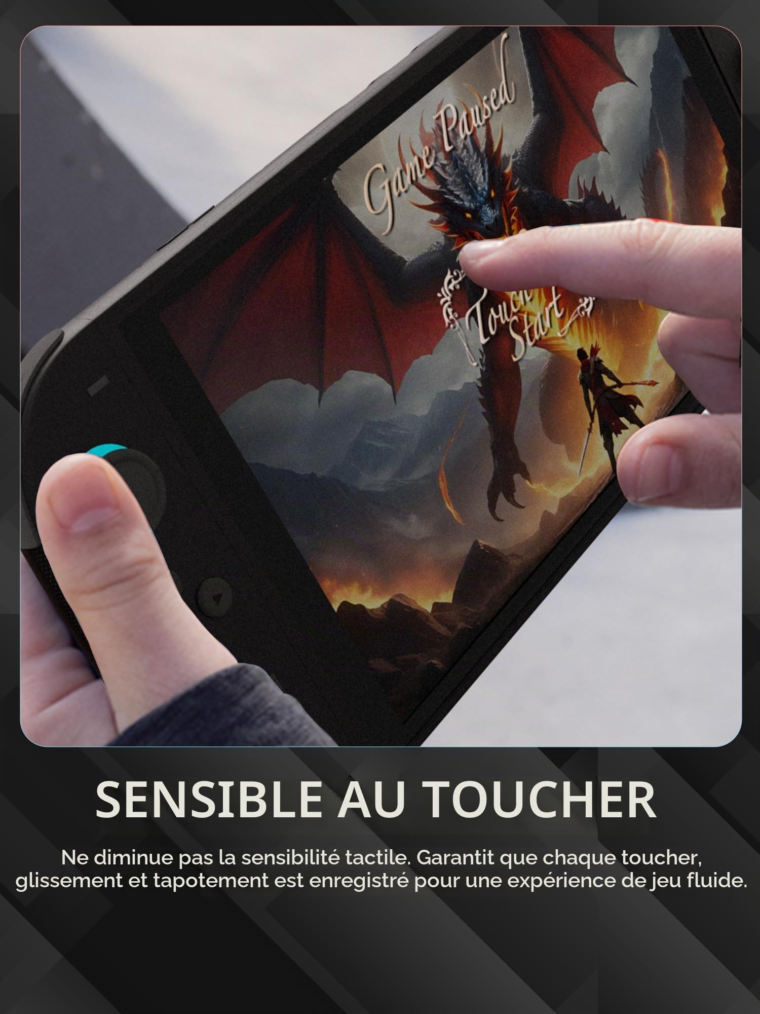 Orzly Lot de 4 protections d'écran en verre trempé compatibles avec Nintendo Switch 2, avec kit d'installation, verre 9H, installation facile en une seule touche, anti-rayures et sans bulles