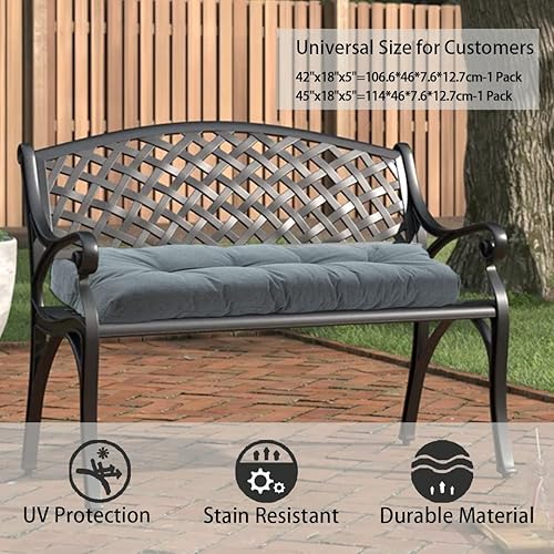 Miniatura 4 de Cojín de banco o sofá para exteriores, cojín para muebles de patio, cojín largo para silla de jardín para decoración del hogar, patio, jardín, uso