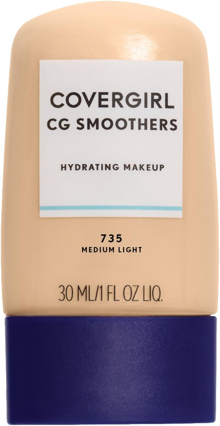 COVERGIRL Smoothers Hydrating Makeup Medium Light, 1 oz (packaging may vary)