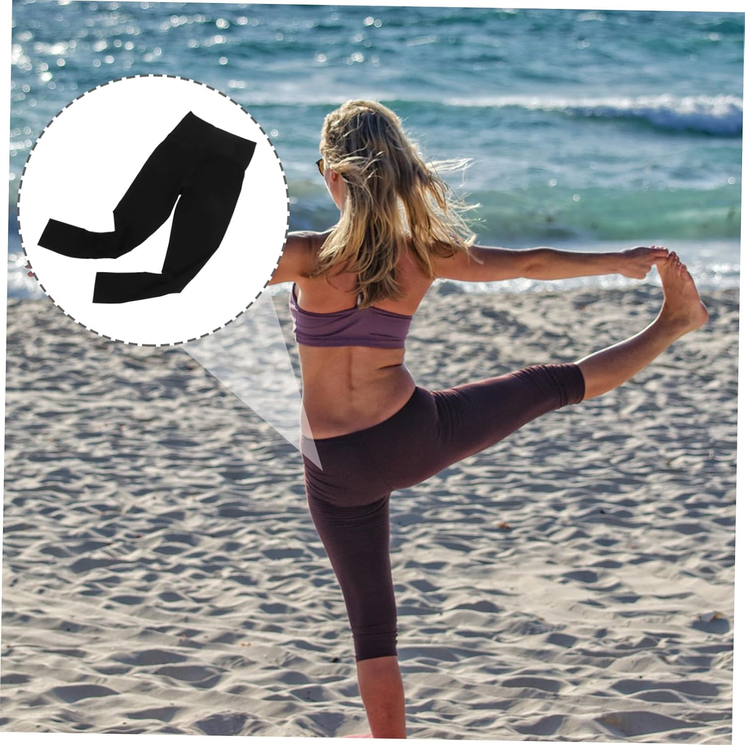Maternity Leggings for Pregnant Women with Comfortable Waistband and Polyurethane Fibre Material, for Yoga and Indoor Activities, Available in XL and XXL Black Sizes