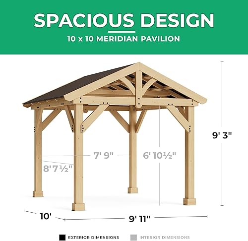 Miniatura 3 de Yardistry 10 x 10 Meridian Pavilion