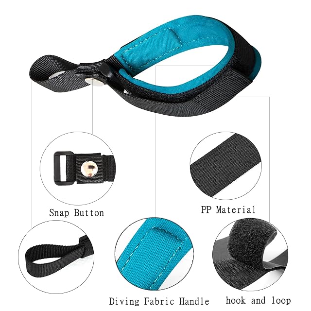 Foto 2 de 5 de LFCXHTY Correa de Seguridad para Perro Manos Libres, Paquete de 2 Correas de Tela Suave y cómoda