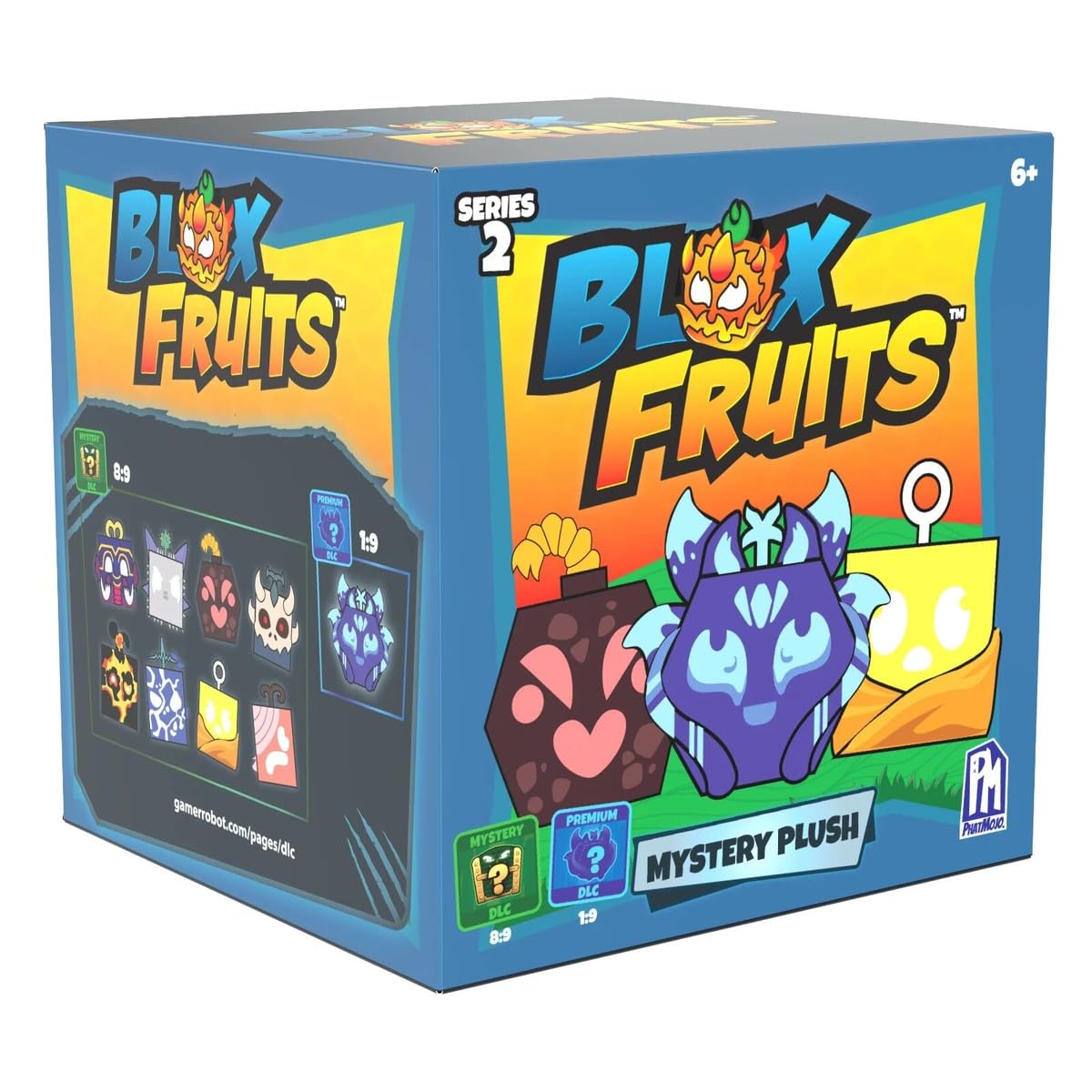 UCC Distributing BLOX Fruits - Mystery Fruit Collectible Plush 1-Pack (4" Tall, Series 2) [Includes DLC, Officially Licensed], Mixed, CP3340-1PK