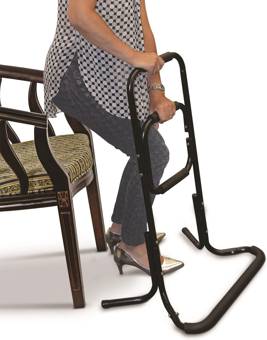 Chair Stand Assist for Elderly, Heavy Duty Standing Aid with Padded Handles for Sofa Couch Chair | Safe Sit to Stand Lift Assist Device for Seniors, Patients, Disabled & Home Care Support