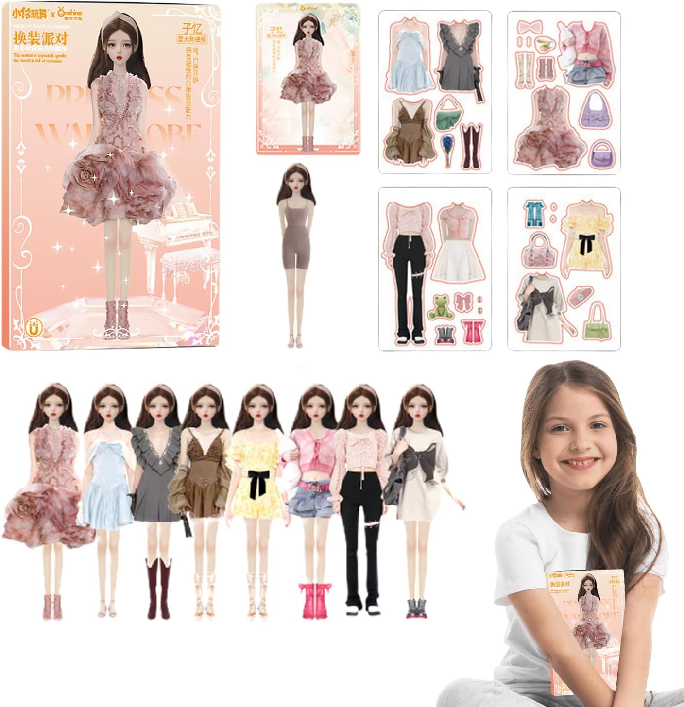 Princess Dress Up Paper Doll, Dress Up Baby, Pretend