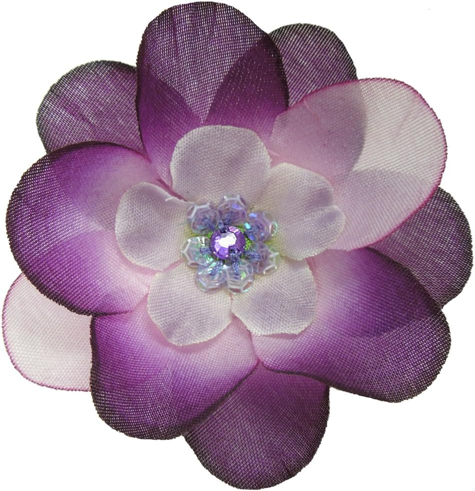 Cuteque International 6-Piece Embellished Flower Sequin Embellishment, Pale Purple
