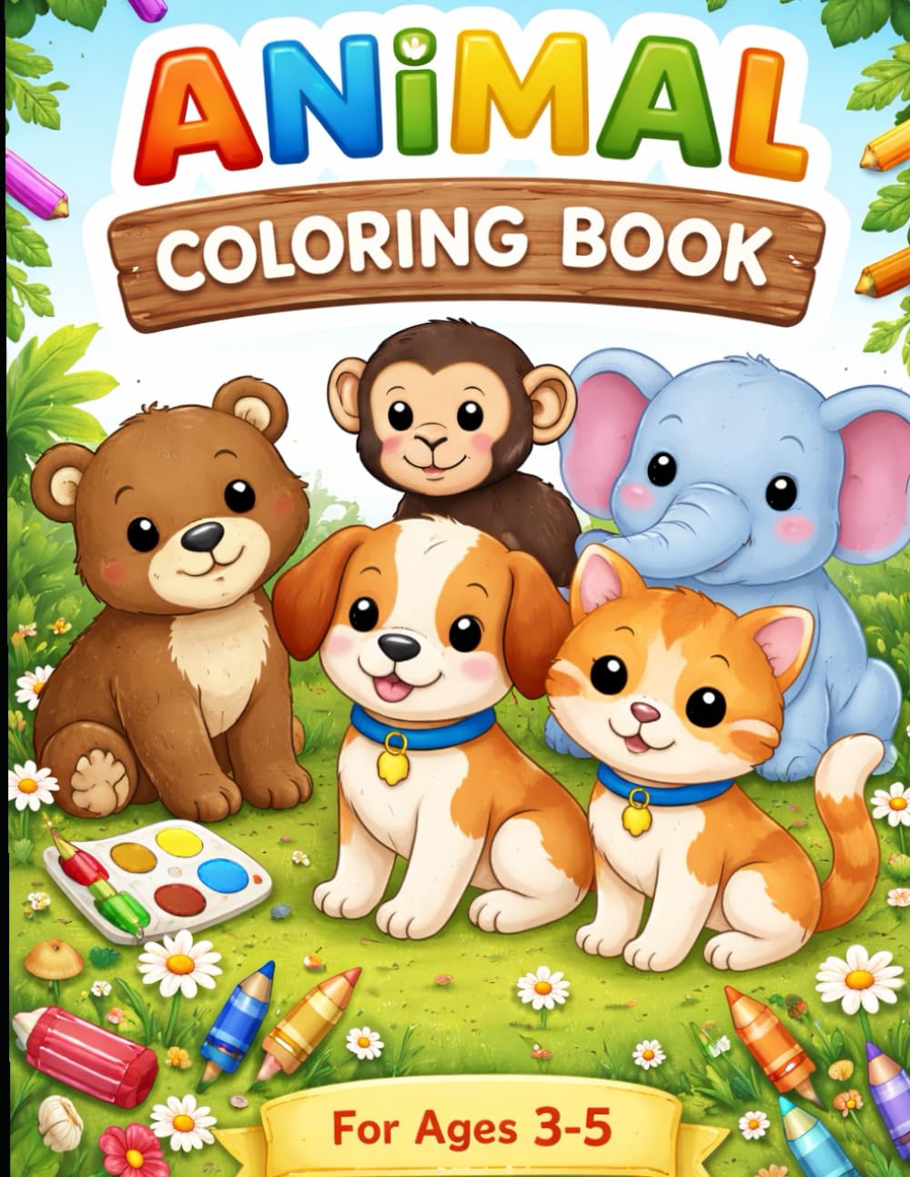 Easy & Fun Animal Illustrations for Toddlers and Preschoolers