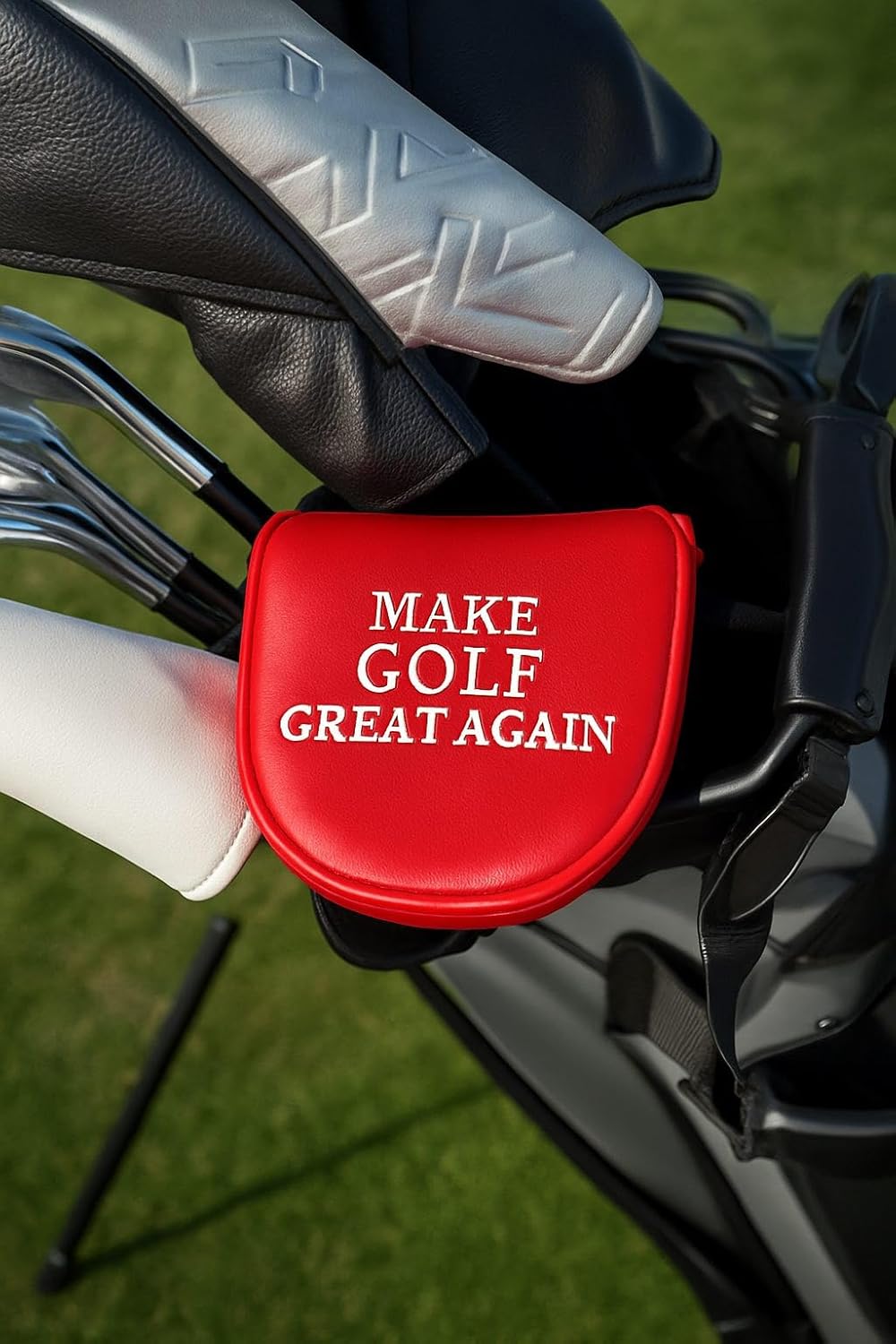 Make Golf Great Again Red Mallet Putter Cover