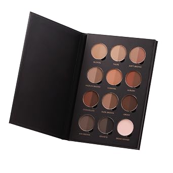 Anastasia Beverly Hills Brow Pro Palette - Professional 11-Shade Eyebrow Powder Palette with Brow Primer for Makeup Artists and Enthusiasts