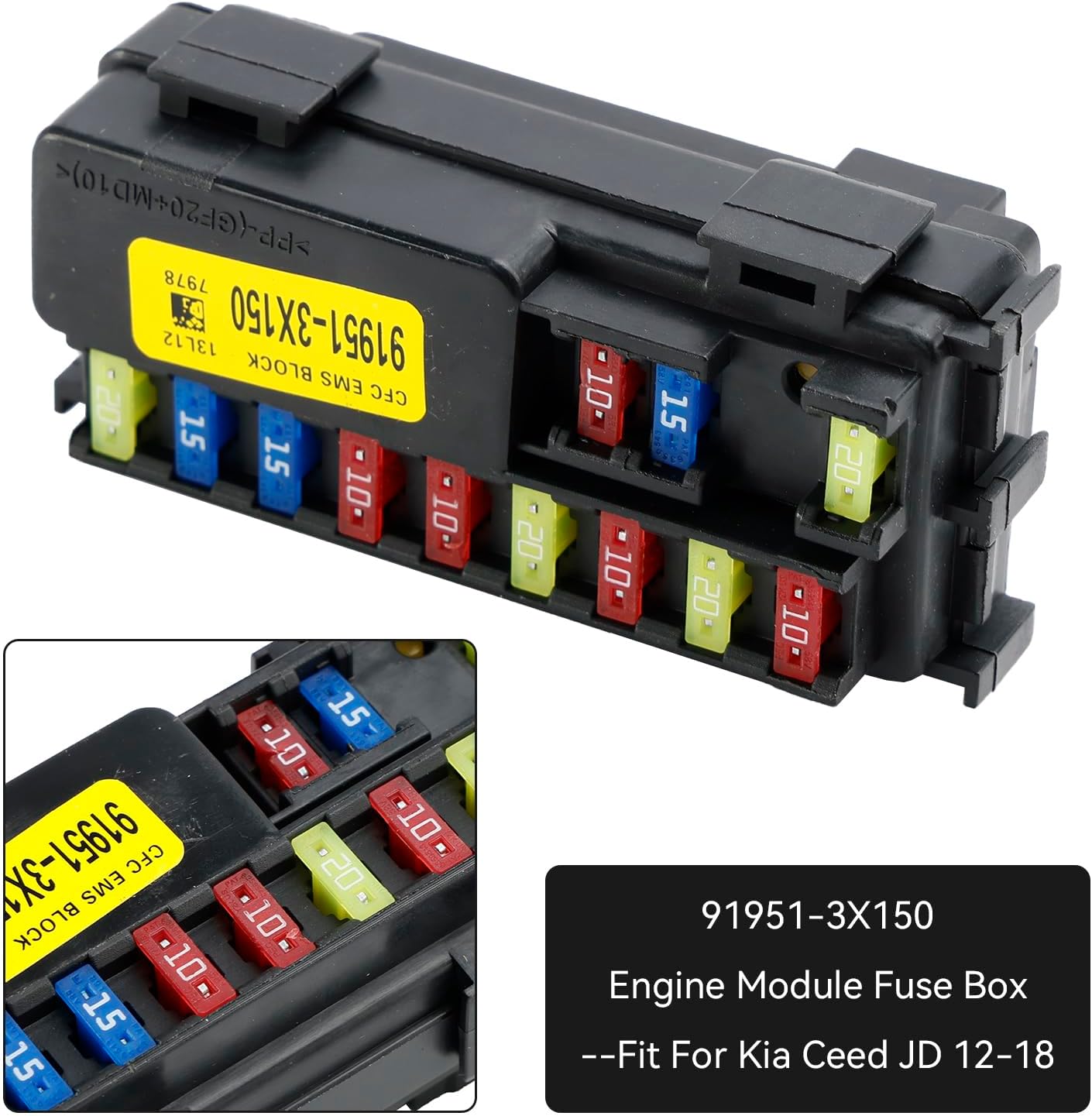 Engine Module Fuse Box 91951-3X150 for Kia Ceed JD 2012-2018