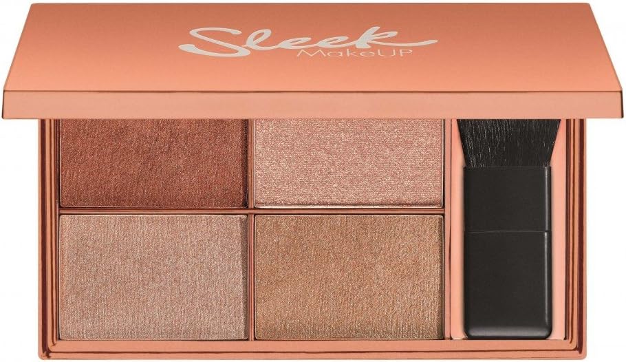 NEW Sleek Makeup Copperplate Highlighter Palette - Face and Body Metallic Glow