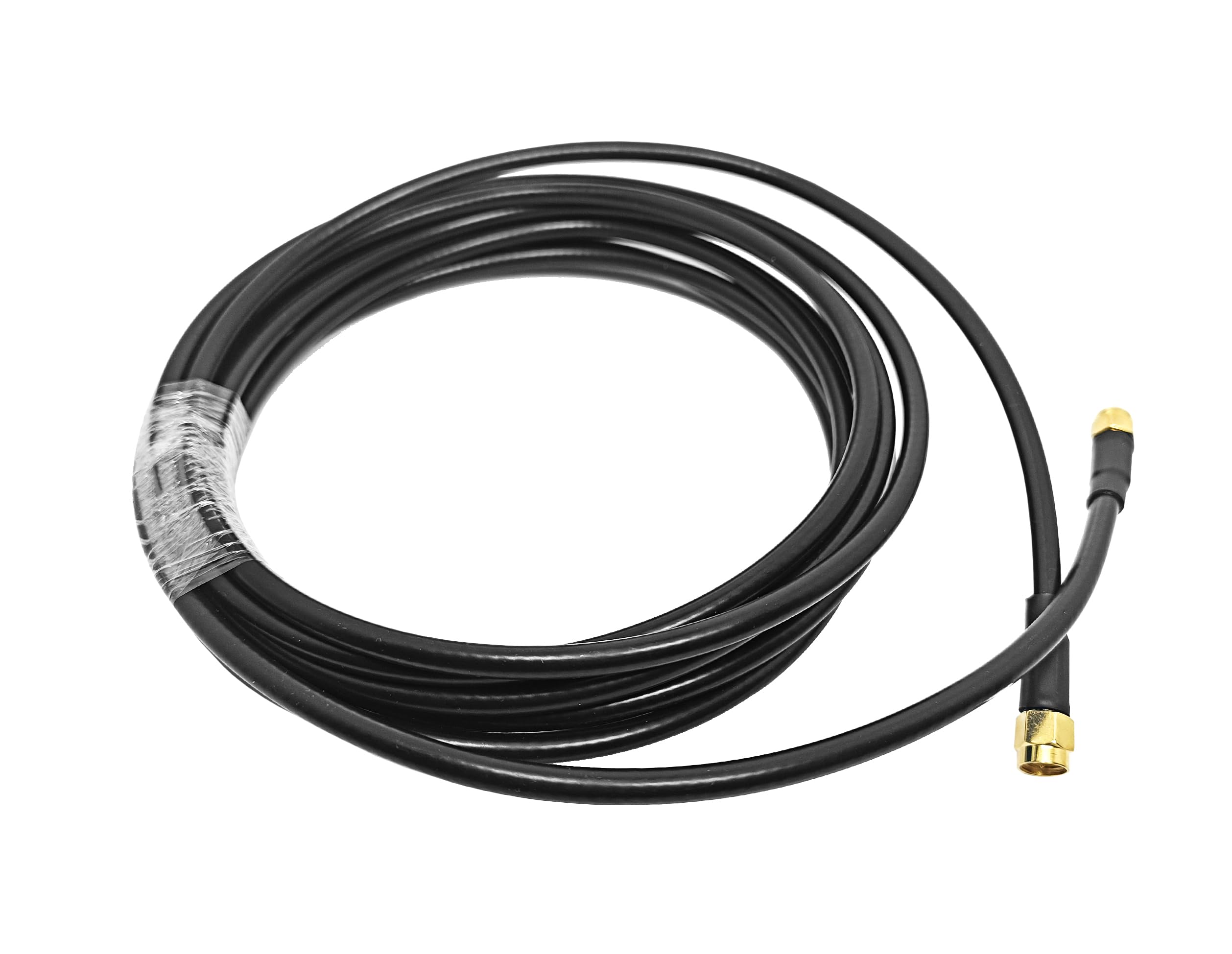 1 câble d'extension coaxial LMR200 mâle vers mâle pour radio 3G/4G/5G/GPS/WiFi/RF (0,3 m)