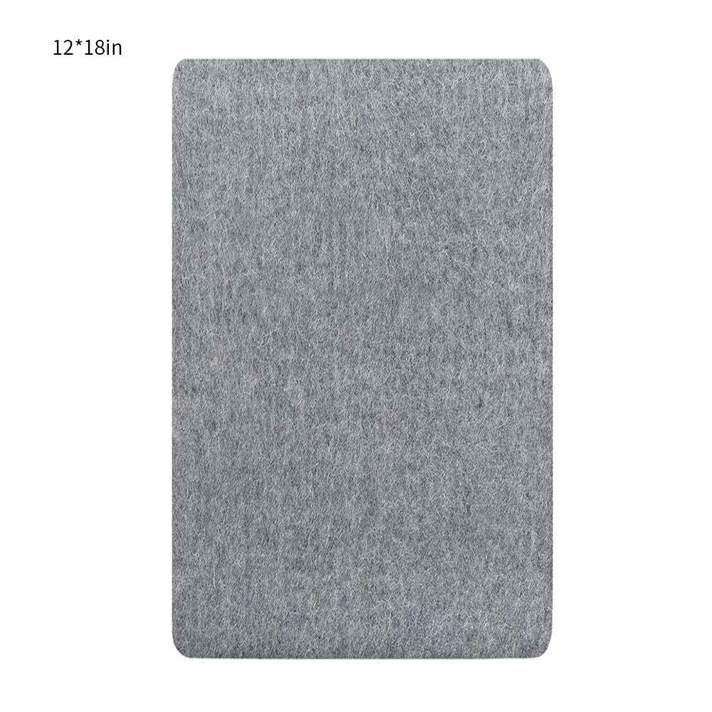 mupai18 X 12 Wool Pressing Mat for Quilting and Ironing,New Zealand Wool Easy Press Ironing Pad,3 Sizes Option (Grey, 12X18in) (18 X 12in)