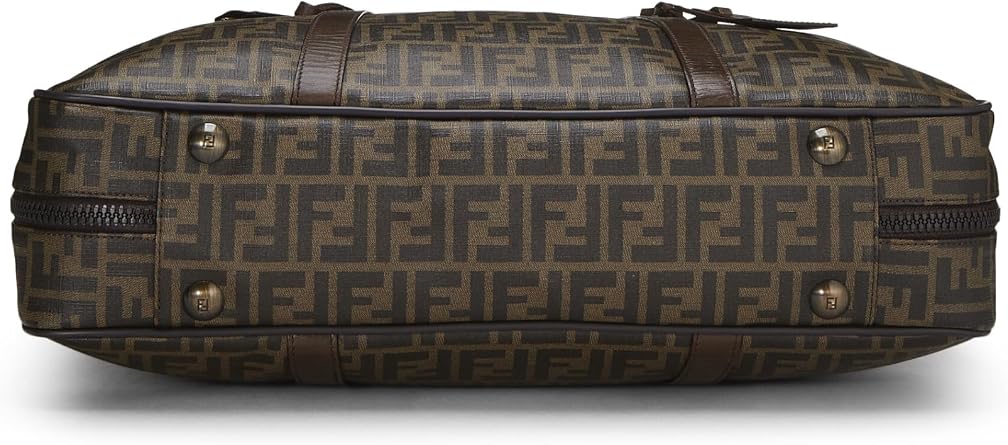 Pre-Loved Coated Canvas Zucca Weekender Large, Brown