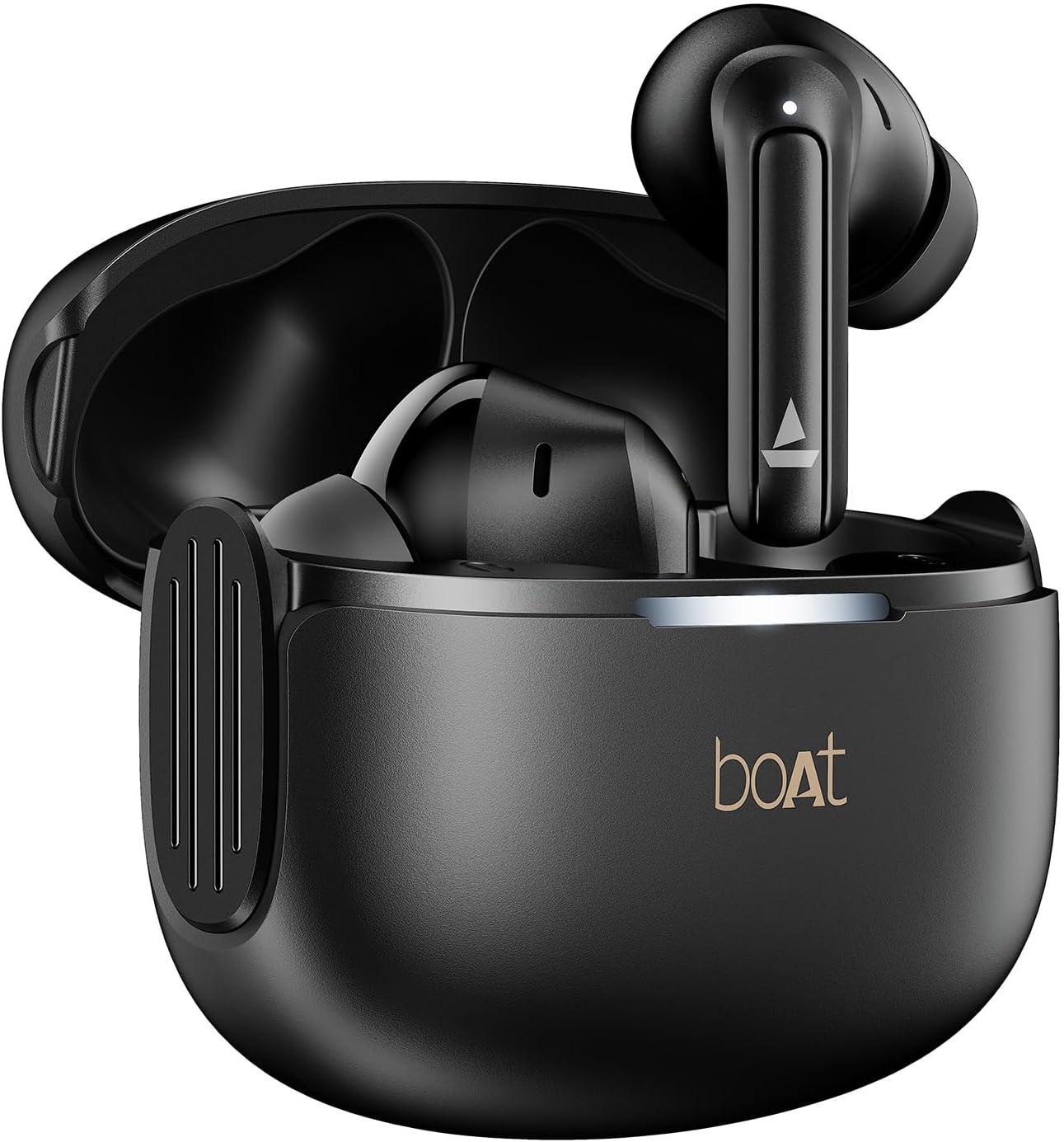 boAt Airdopes 219, 4Mics ENx Tech, 40 Hrs Battery, Best in Segment for Calling, Free Music Streaming,13mm Drivers, Bluetooth Earbuds, TWS Ear Buds Wireless Earphones with mic (Carbon Black)