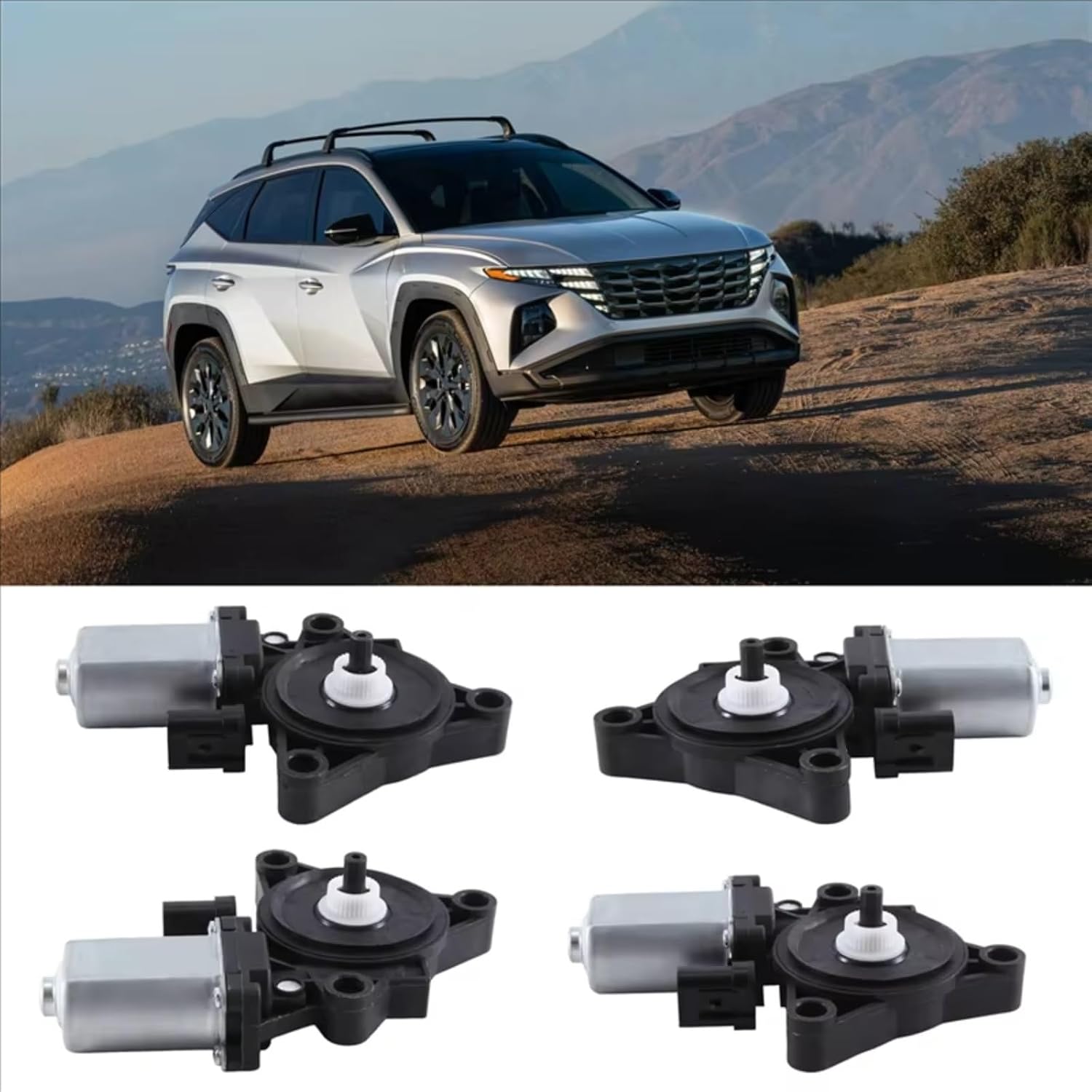 Power Window Regulator for Hyundai for Tucson 2016 2017 2018 2019 2020 2021 Front Left Car Door Power Window Motor Assy 82450-D3000
